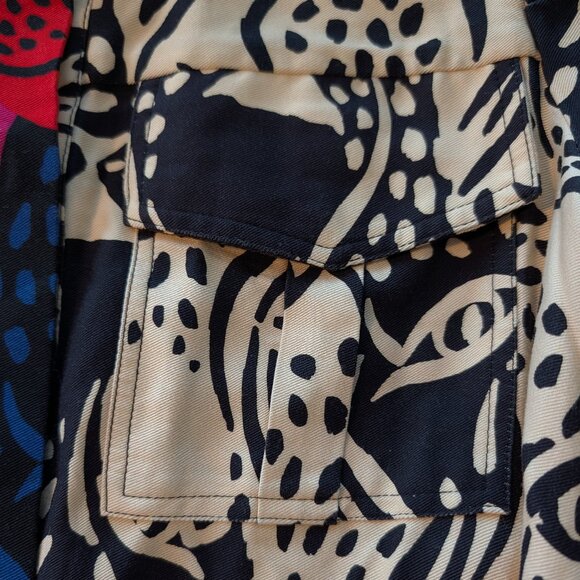 FARM RIO Mixed Midnight Leopards Midi Dress, size S - Picture 10 of 16